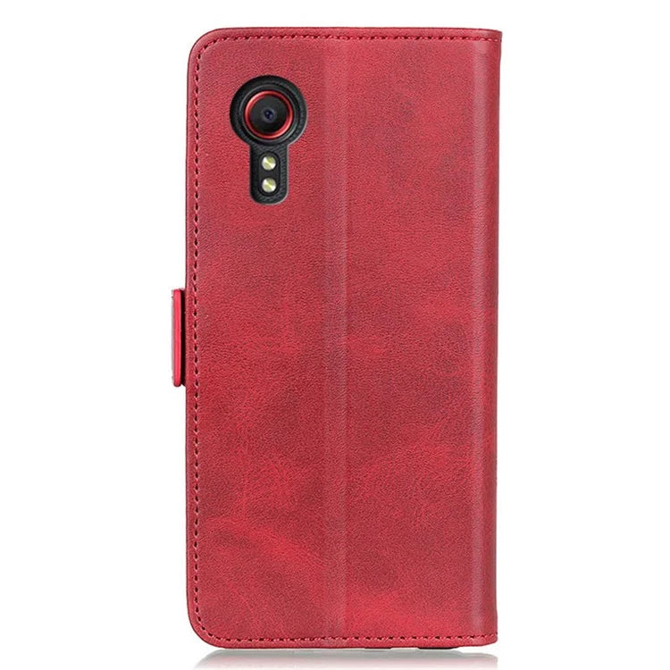 For Samsung Galaxy Xcover 7 Leather Folio Wallet Case Stand Protective Flip Phone Cover