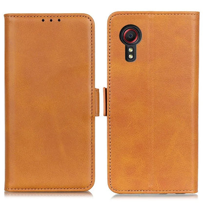 For Samsung Galaxy Xcover 7 Leather Folio Wallet Case Stand Protective Flip Phone Cover