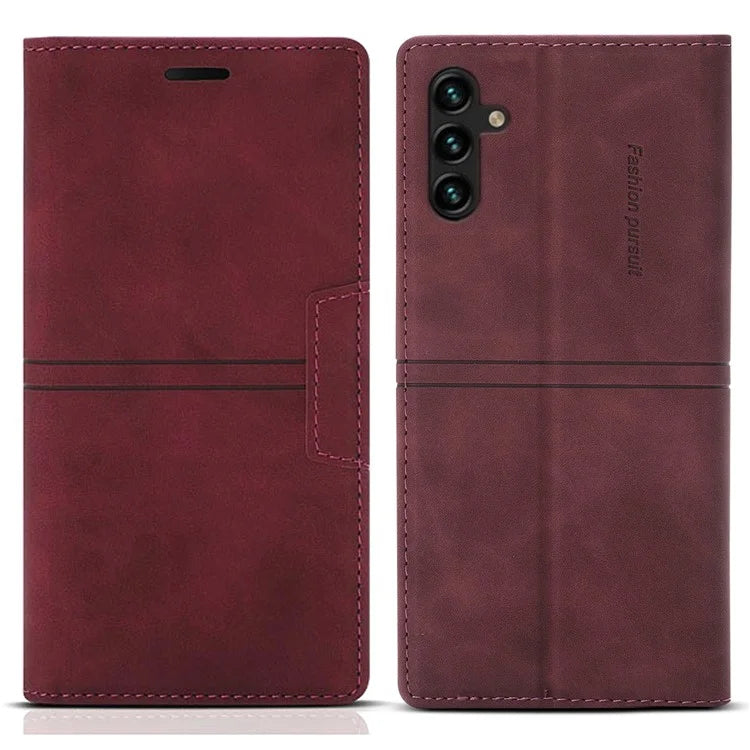 For Samsung Galaxy A55 5G Cell Phone Case Anti-drop Wallet Leather Shockproof Stand Cover