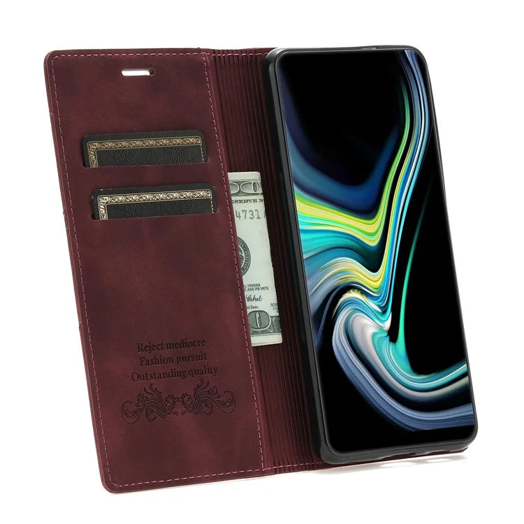 For Samsung Galaxy A55 5G Cell Phone Case Anti-drop Wallet Leather Shockproof Stand Cover