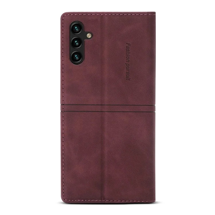 For Samsung Galaxy A55 5G Cell Phone Case Anti-drop Wallet Leather Shockproof Stand Cover