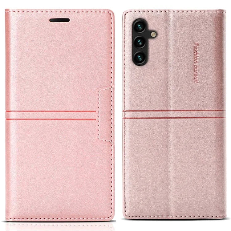 For Samsung Galaxy A55 5G Cell Phone Case Anti-drop Wallet Leather Shockproof Stand Cover