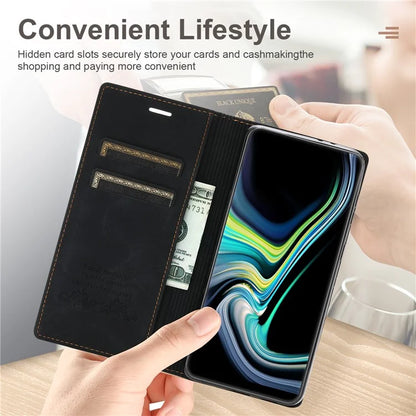 For Samsung Galaxy A55 5G Cell Phone Case Anti-drop Wallet Leather Shockproof Stand Cover