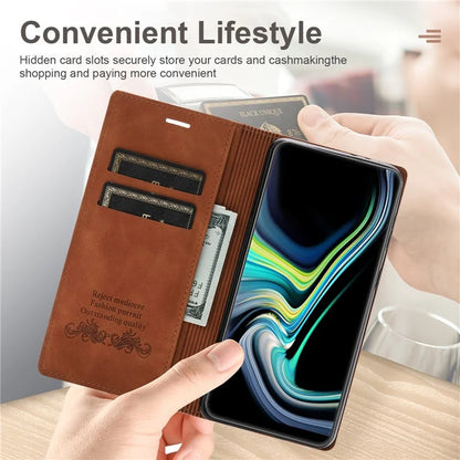 For Samsung Galaxy A55 5G Cell Phone Case Anti-drop Wallet Leather Shockproof Stand Cover