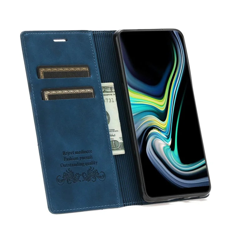 For Samsung Galaxy A55 5G Cell Phone Case Anti-drop Wallet Leather Shockproof Stand Cover
