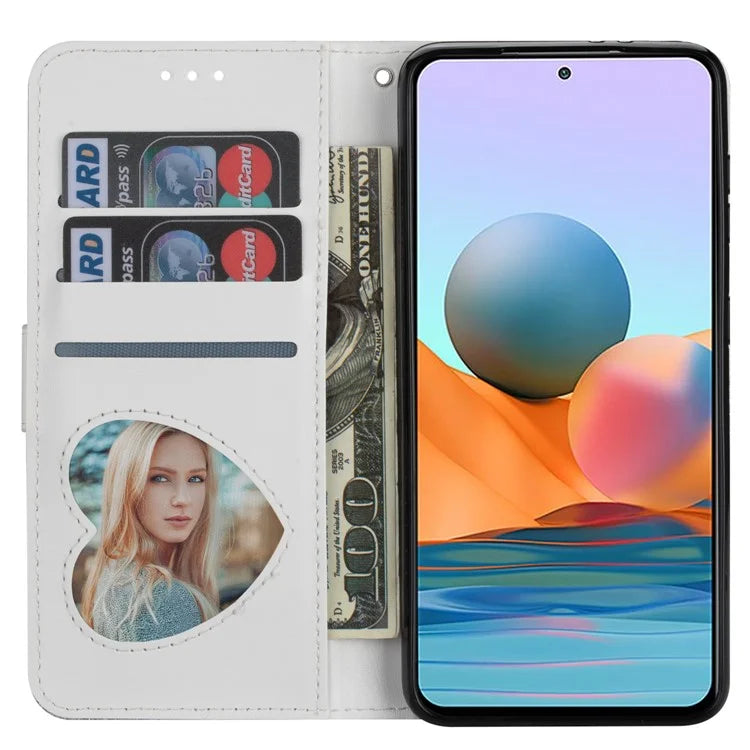 For Samsung Galaxy A55 5G Cell Phone Case Zipper Pocket Wallet Glitter Leather Drop-proof Cover