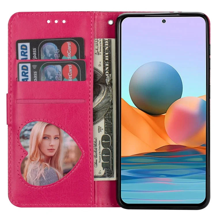 For Samsung Galaxy A55 5G Cell Phone Case Zipper Pocket Wallet Glitter Leather Drop-proof Cover