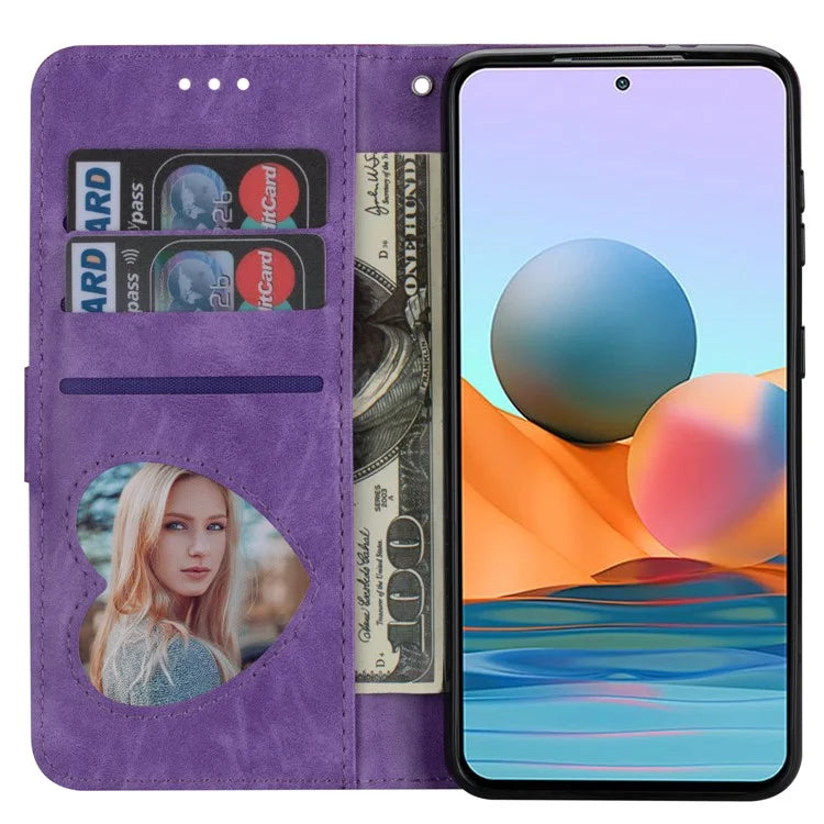 For Samsung Galaxy A55 5G Cell Phone Case Zipper Pocket Wallet Glitter Leather Drop-proof Cover