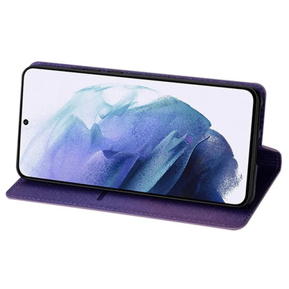 For Samsung Galaxy A55 5G Cell Phone Case Glitter PU Leather Stand Card Slots Cover