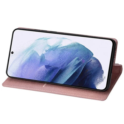 For Samsung Galaxy A55 5G Cell Phone Case Glitter PU Leather Stand Card Slots Cover