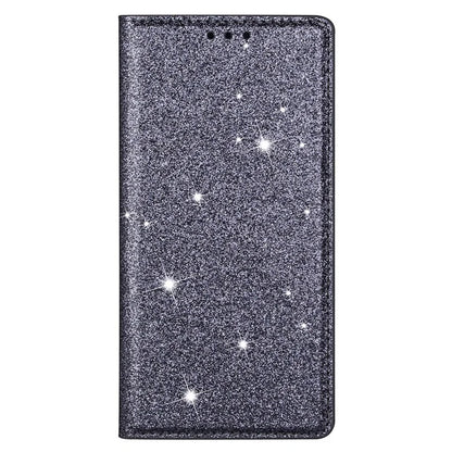 For Samsung Galaxy A55 5G Cell Phone Case Glitter PU Leather Stand Card Slots Cover