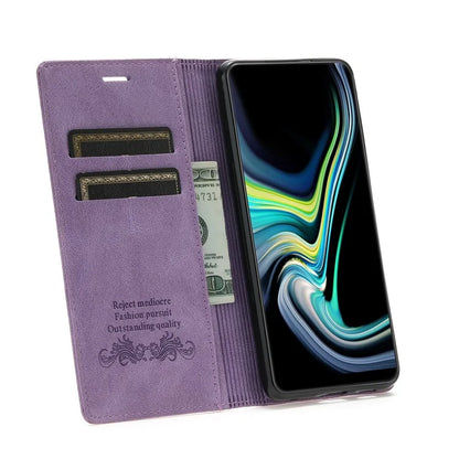 For Samsung Galaxy A35 5G Cell Phone Case Magnetic Auto Closing Flip Stand Wallet Leather Cover