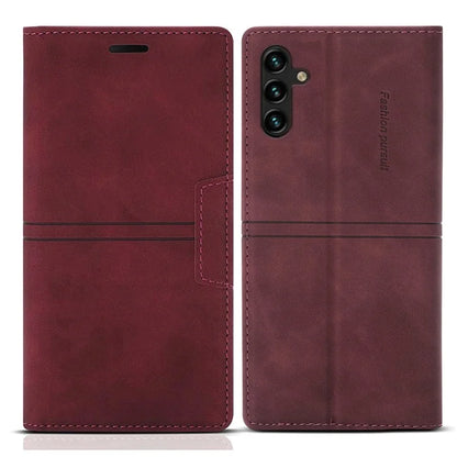 For Samsung Galaxy A35 5G Cell Phone Case Magnetic Auto Closing Flip Stand Wallet Leather Cover