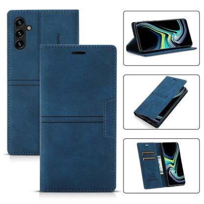 For Samsung Galaxy A35 5G Cell Phone Case Magnetic Auto Closing Flip Stand Wallet Leather Cover
