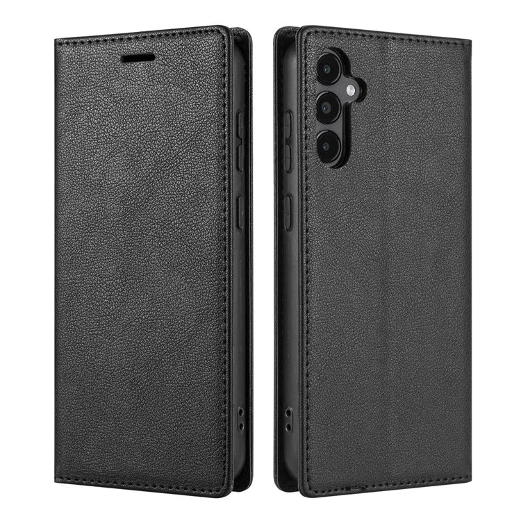 BKS-001 For Samsung Galaxy A35 5G Magnetic Case PU Leather+TPU Card Holder Phone Cover