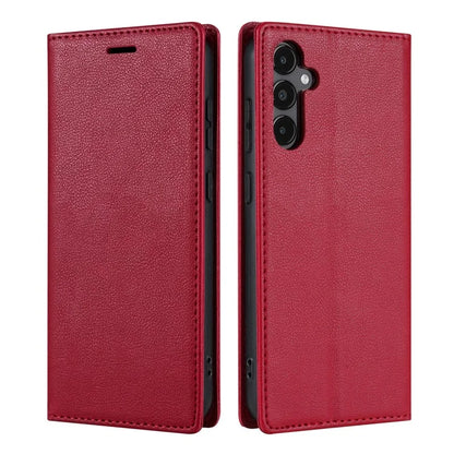 BKS-001 For Samsung Galaxy A35 5G Magnetic Case PU Leather+TPU Card Holder Phone Cover