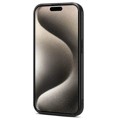 For iPhone 15 Pro Max Case Shockproof Crocodile Textured PU+PC+TPU Phone Cover