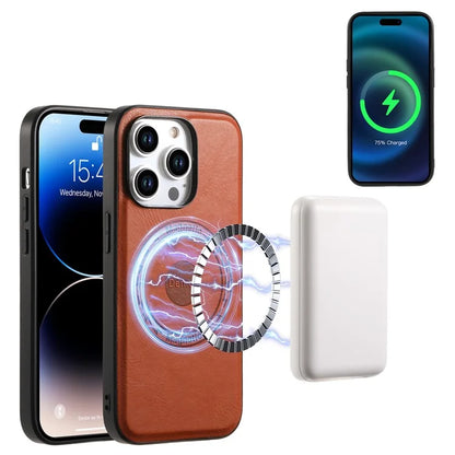 DENIOR For iPhone 15 Pro Phone Case Compatible with MagSafe Anti-Scratch Phone Cover