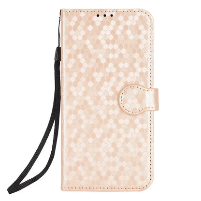 For Samsung Galaxy S24+ Magnetic Case PU Leather Imprinted Dots Pattern Wallet Cover