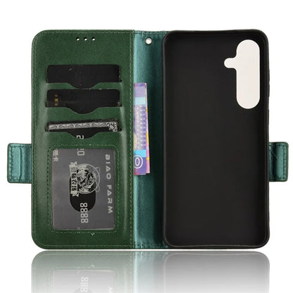 For Samsung Galaxy S24 Cell Phone Case Imprinted Triangle Flip Stand Wallet Leather Cover
