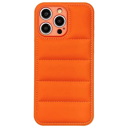 For iPhone 15 Pro Max Case Precise Lens Cutout Down Jacket Drop-proof Phone Protector