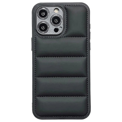 For iPhone 15 Pro Max Case Precise Lens Cutout Down Jacket Drop-proof Phone Protector