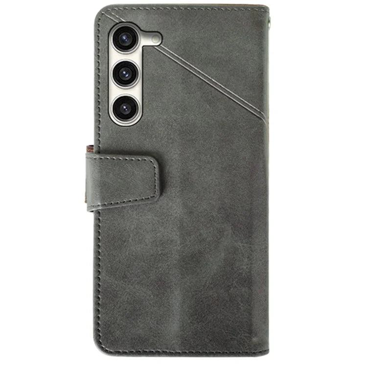 IDEWEI For Samsung Galaxy S24 Leather Case Protective Phone Cover with Wallet Card Holder