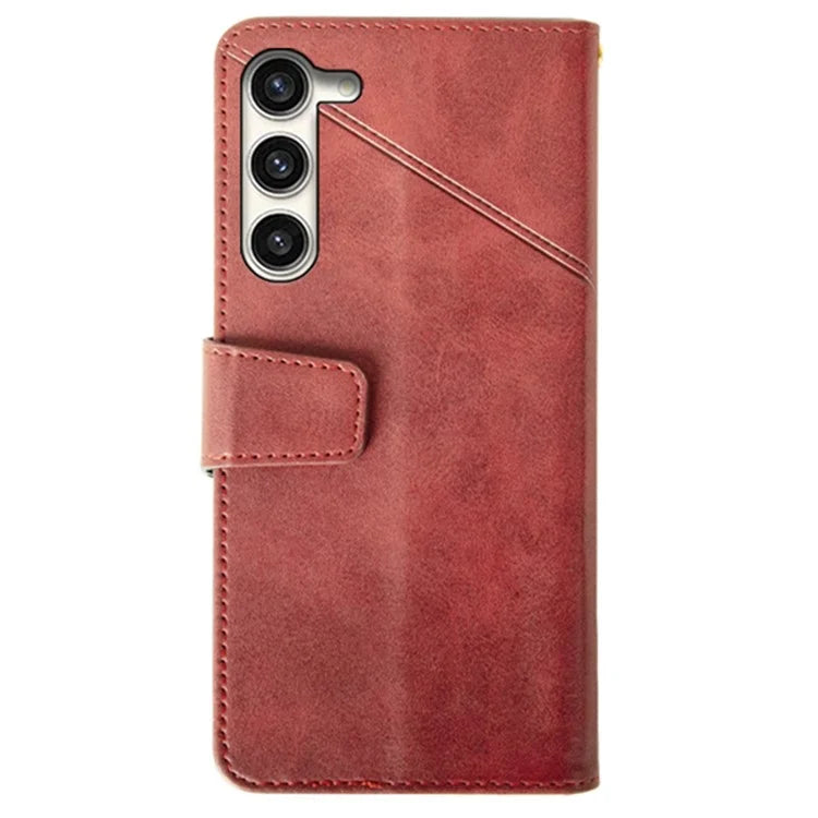 IDEWEI For Samsung Galaxy S24 Leather Case Protective Phone Cover with Wallet Card Holder