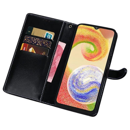 IDEWEI For Samsung Galaxy S24 Wallet Phone Cover Crocodile Texture Leather Case