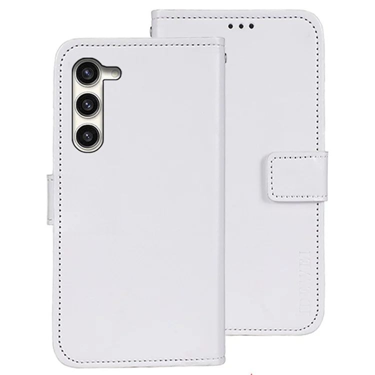 IDEWEI For Samsung Galaxy S24 Leather Case Crazy Horse Phone Wallet Stand