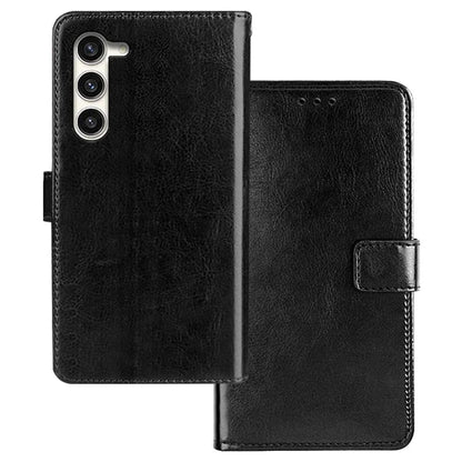 IDEWEI For Samsung Galaxy S24 Crazy Horse Texture Leather Case Wallet Phone Cover