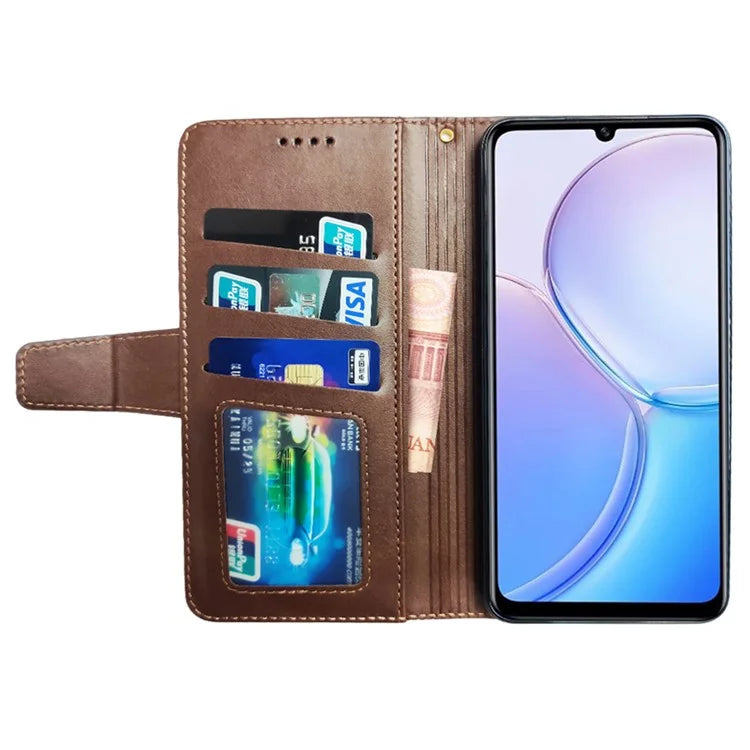 IDEWEI For Samsung Galaxy S24 Ultra Wallet Case Leather Phone Cover Card Holder