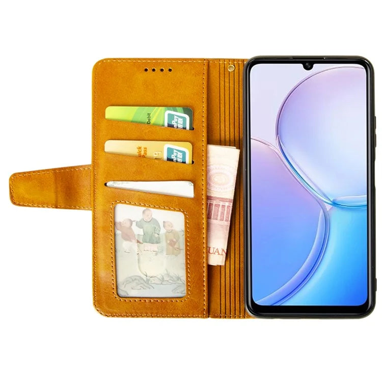 IDEWEI For Samsung Galaxy S24 Ultra Wallet Case Leather Phone Cover Card Holder