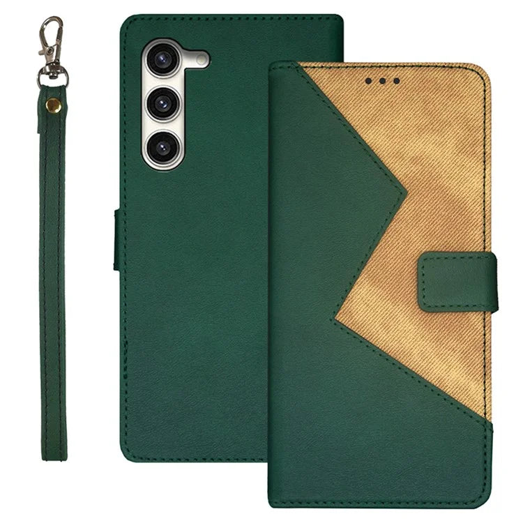 IDEWEI For Samsung Galaxy S24 Leather Case with Card Slots Phone Cover