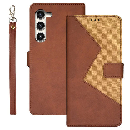 IDEWEI For Samsung Galaxy S24 Leather Case with Card Slots Phone Cover