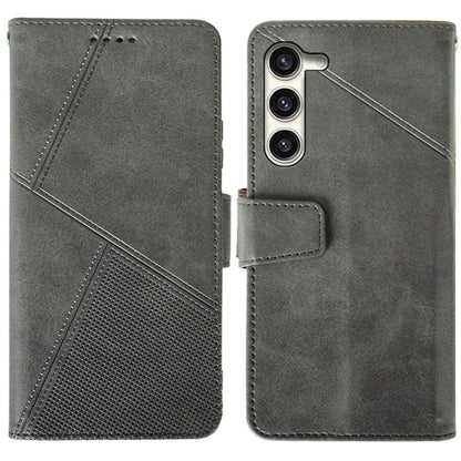 IDEWEI For Samsung Galaxy S24+ Calf Texture Leather Case Wallet Phone Cover
