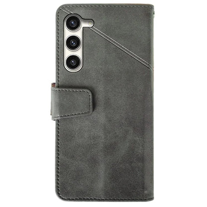 IDEWEI For Samsung Galaxy S24+ Calf Texture Leather Case Wallet Phone Cover