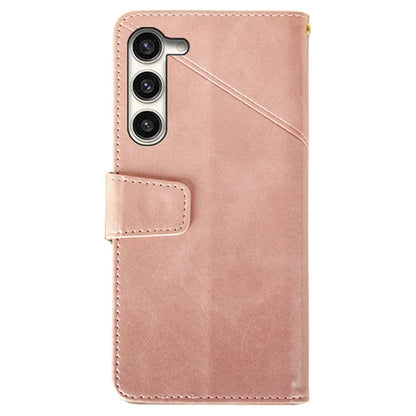 IDEWEI For Samsung Galaxy S24+ Calf Texture Leather Case Wallet Phone Cover