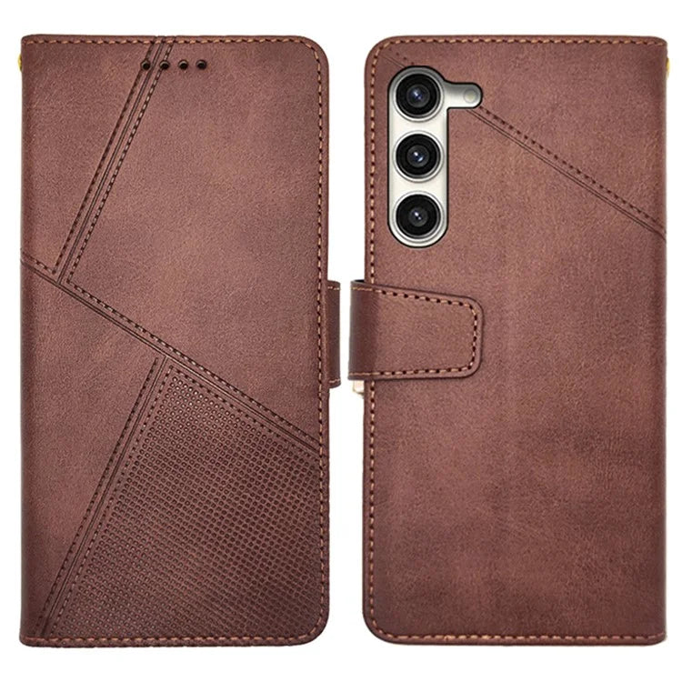 IDEWEI For Samsung Galaxy S24+ Calf Texture Leather Case Wallet Phone Cover