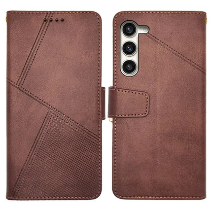 IDEWEI For Samsung Galaxy S24+ Calf Texture Leather Case Wallet Phone Cover