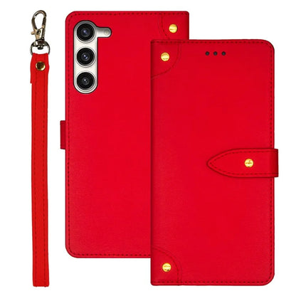 IDEWEI For Samsung Galaxy S24 Leather Case with Card Holder Phone Cover