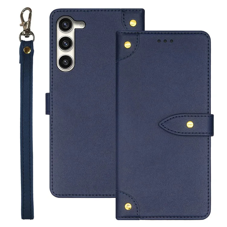 IDEWEI For Samsung Galaxy S24 Leather Case with Card Holder Phone Cover