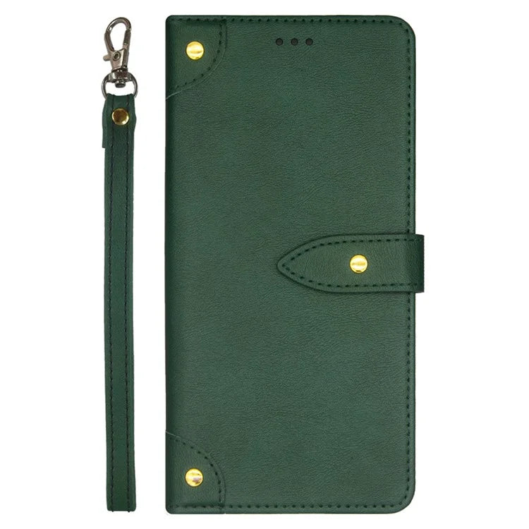 IDEWEI For Samsung Galaxy S24 Leather Case with Card Holder Phone Cover
