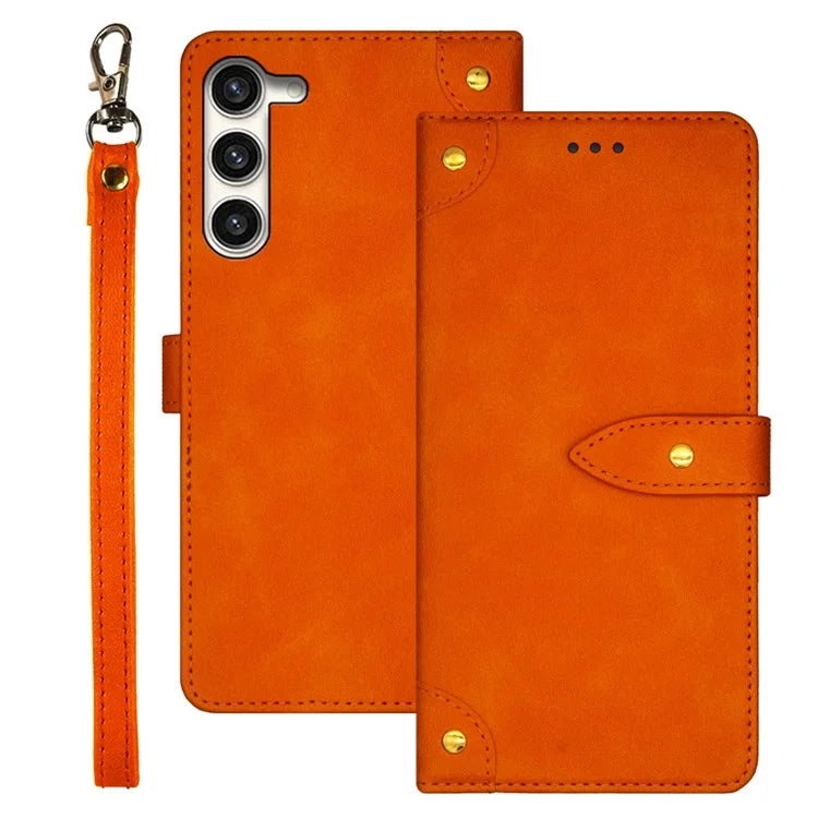 IDEWEI For Samsung Galaxy S24+ Card Slots Phone Cover Stand Leather Case