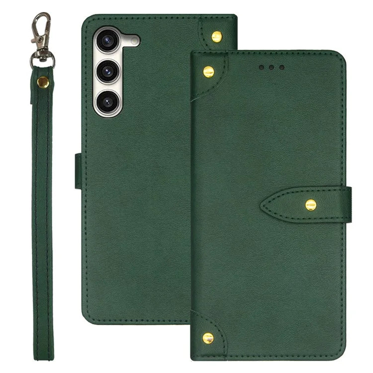 IDEWEI For Samsung Galaxy S24+ Card Slots Phone Cover Stand Leather Case