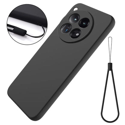 For OnePlus 12 5G Liquid Silicone Phone Case with Soft Anti-Scratch Lining