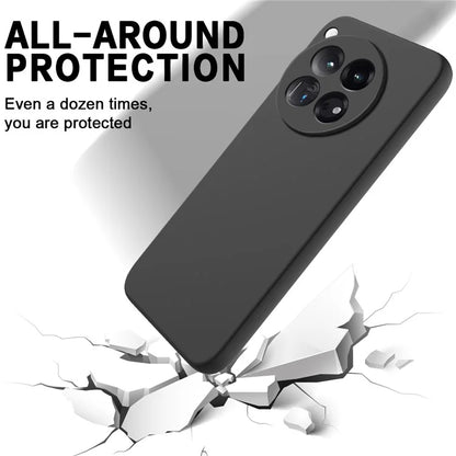 For OnePlus 12 5G Liquid Silicone Phone Case with Soft Anti-Scratch Lining
