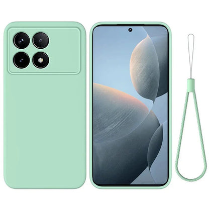 For Xiaomi Redmi K70E 5G / Poco X6 Pro 5G Phone Case Elegant Liquid Silicone Shell