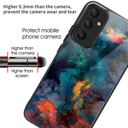 For Samsung Galaxy A35 5G Tempered Glass Case Phone Cover Drop Protection