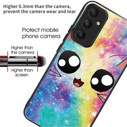 For Samsung Galaxy A35 5G Tempered Glass Case Phone Cover Drop Protection
